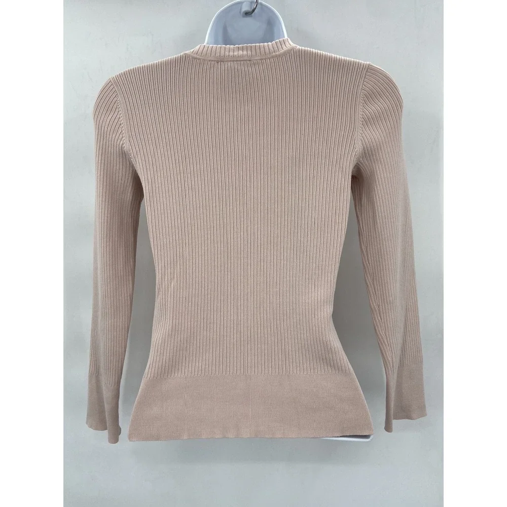 TORY BURCH‎ Women's Pink Long Sleeve Top Size XSmall
